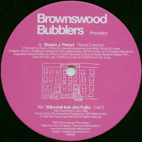 Shawn J Period / Yellowtail Feat. Jeni Fujita - Brownswood Bubblers (Part 1)
