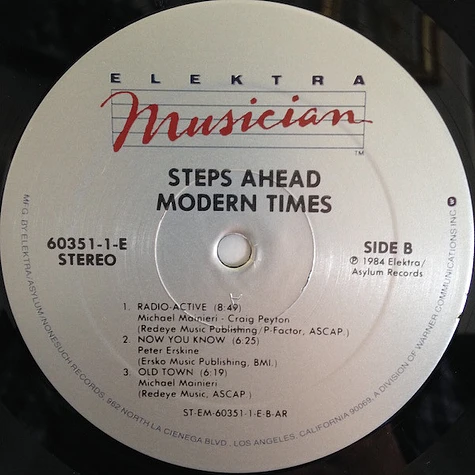 Steps Ahead - Modern Times