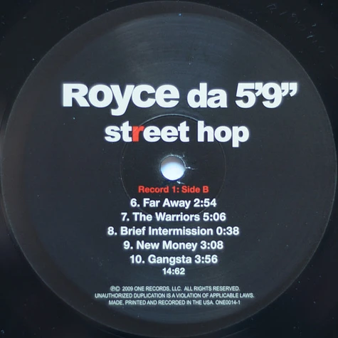 Royce Da 5'9" - Street Hop