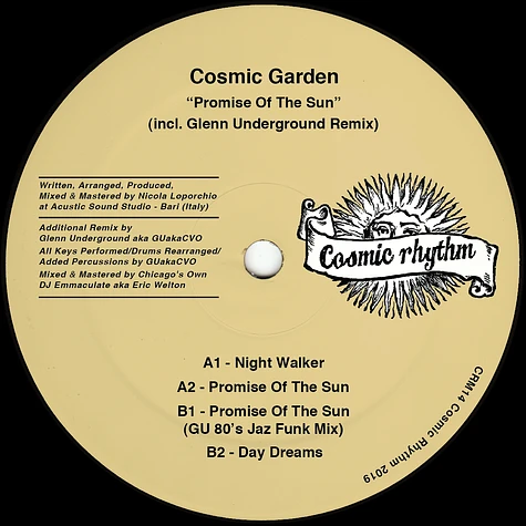 Cosmic Garden - Promise Of The Sun Glenn Underground Remix
