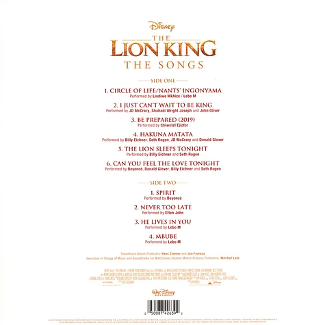 V.A. - OST The Lion King: The Songs