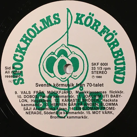 V.A. - Svensk Körmusik Från 70-talet