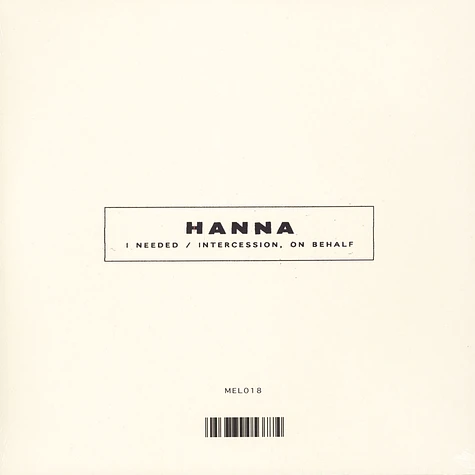 Hanna (Warren Harris) - I Needed / Intercession, On Behalf