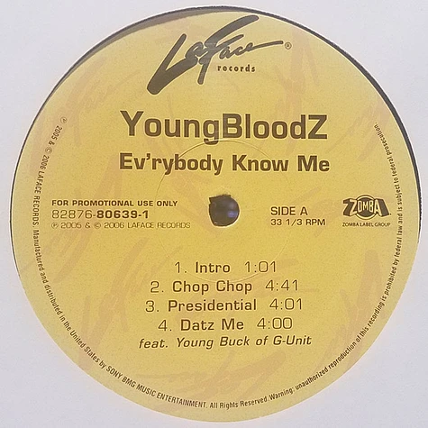 Youngbloodz - Ev'rybody Know Me