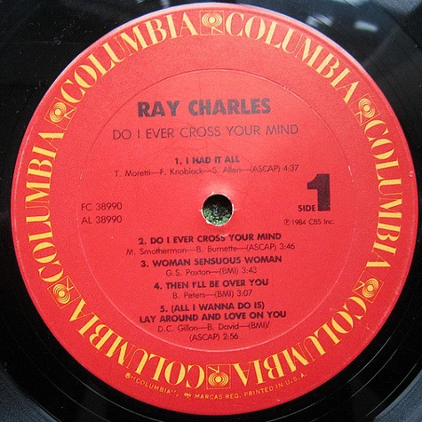 Ray Charles - Do I Ever Cross Your Mind