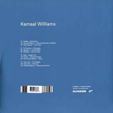 Kamaal Williams aka Henry Wu - DJ-Kicks HHV Exclusive Clear Vinyl Edition