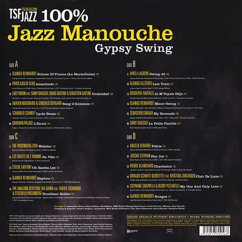 V.A. - 100% Jazz Manouche - Gypsy Swing