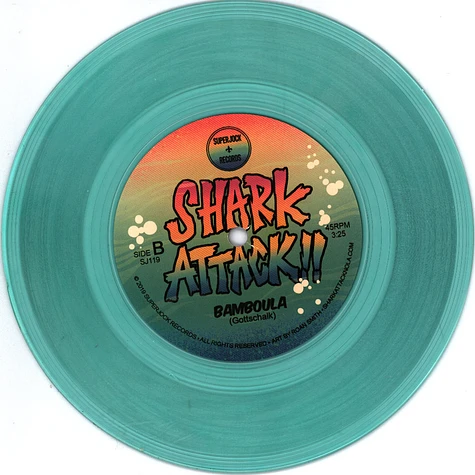 Shark Attack!! - Big Chief / Bamboula Aqua Blue Vinyl Edition