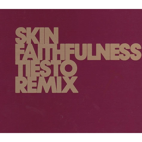 Skin - Faithfulness (Tiesto Remix)
