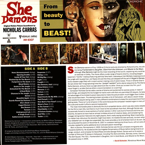 Nicholas Carras - OST She Demons Green Vinyl Edition