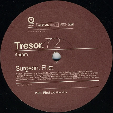 Surgeon - First