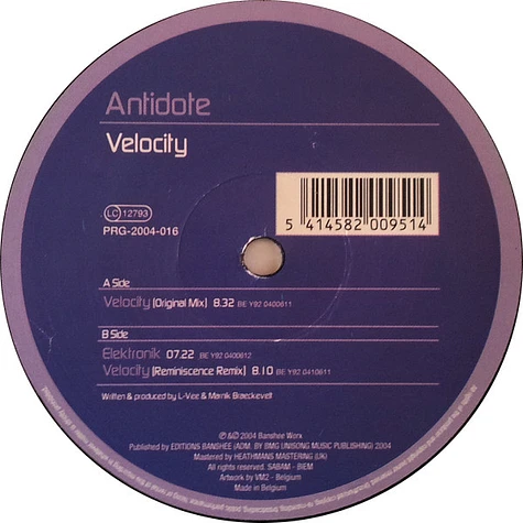 Antidote - Velocity