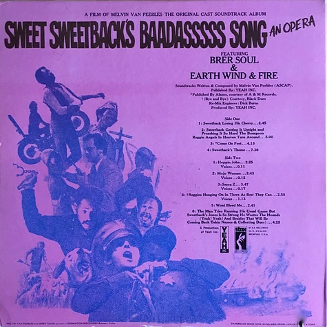 Melvin Van Peebles - Sweet Sweetback's Baadasssss Song (An Opera)