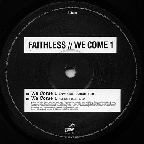 Faithless - We Come 1