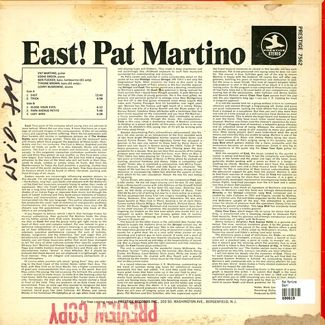 Pat Martino - East!