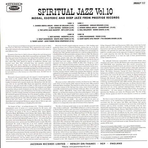 Spiritual Jazz - Volume 10: Prestige