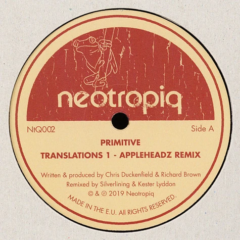 Primitive & Appleheadz - Translations 1 Appleheadz Remix / Ambre Lunaire
