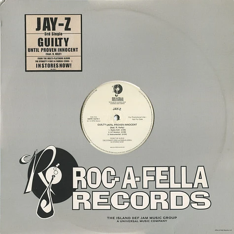 Jay-Z - Guilty Until Proven Innocent / 1-900-HUSTLER