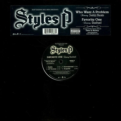 Ruff Ryders Presents Styles P Featuring Swizz Beatz - Who Want A Problem