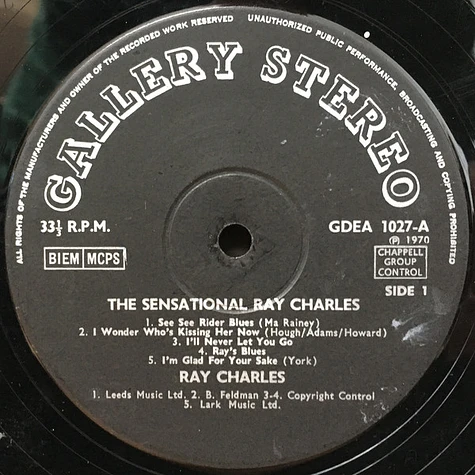 Ray Charles - Soul Feelin'