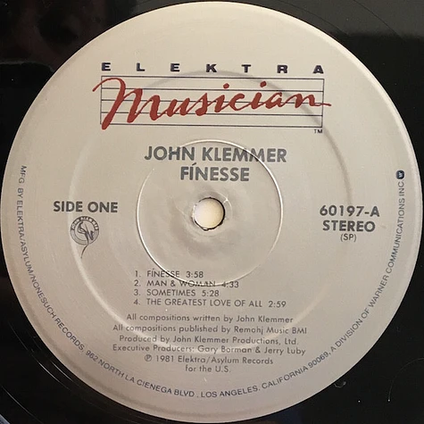 John Klemmer - Finesse