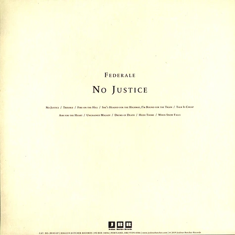 Federale - No Justice