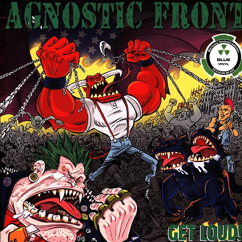 Agnostic Front - Get Loud! Blue Vinyl Edition