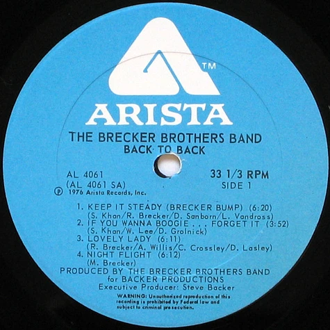 The Brecker Brothers - Back To Back