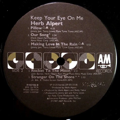 Herb Alpert - Keep Your Eye On Me