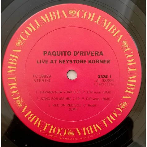 Paquito D'Rivera - Live At Keystone Korner