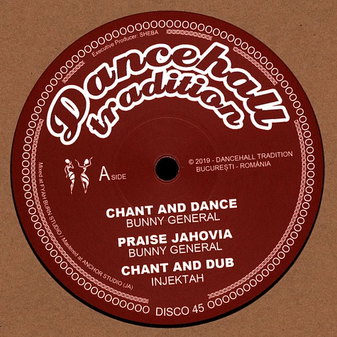 Bunny General / Injektah - Chant And Dance / Praise Jahovia / Dub