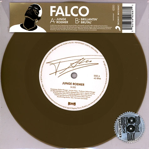 Falco - Junge Roemer / Brillantin' Brutal Black Friday Record Store Day 2019 Edition