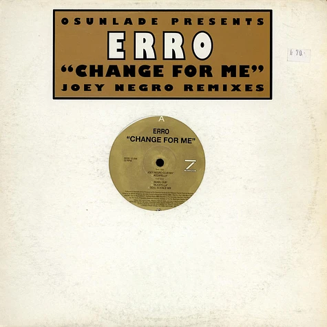 Osunlade Presents Erro - Change For Me (Joey Negro Remixes)