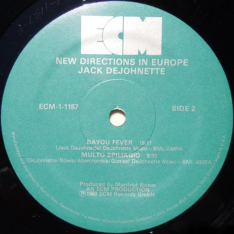 Jack DeJohnette - New Directions In Europe