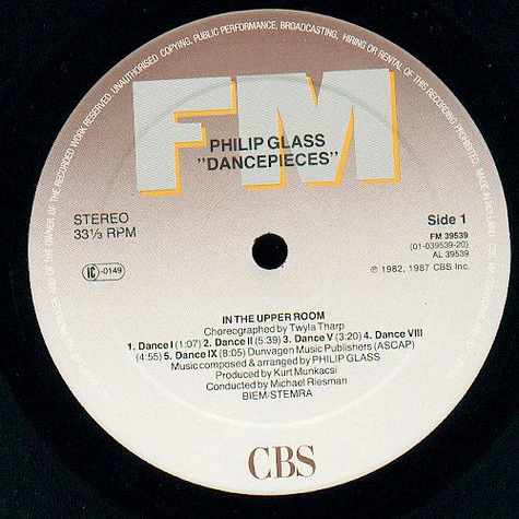 Philip Glass - DancePieces