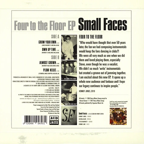 Small Faces - Four To The Floor