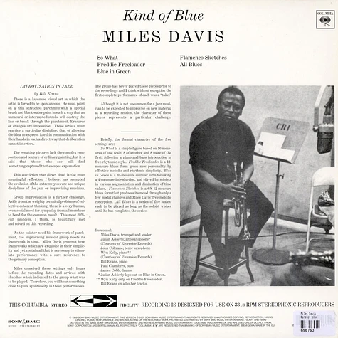 Miles Davis - Kind Of Blue