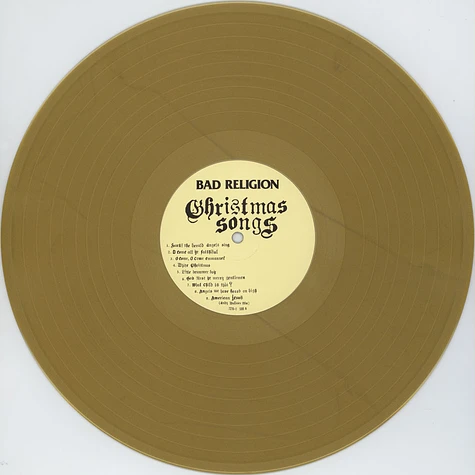Bad Religion - Christmas Songs Gold Vinyl Edition