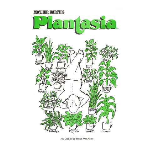 Mort Garson - Plantasia "Man With His Plants" Poster