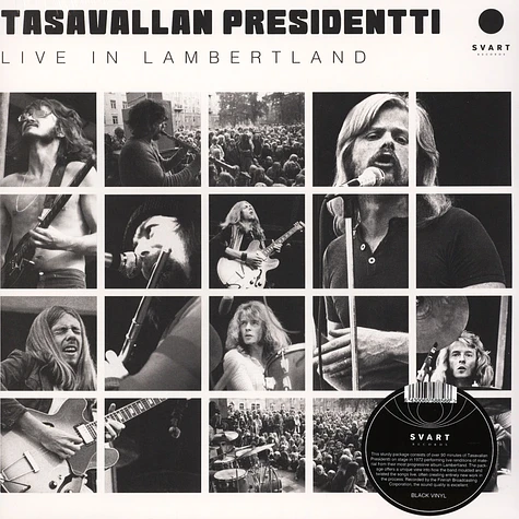 Tasavallan Presidentti - Live In Lambertland Black Vinyl Edition