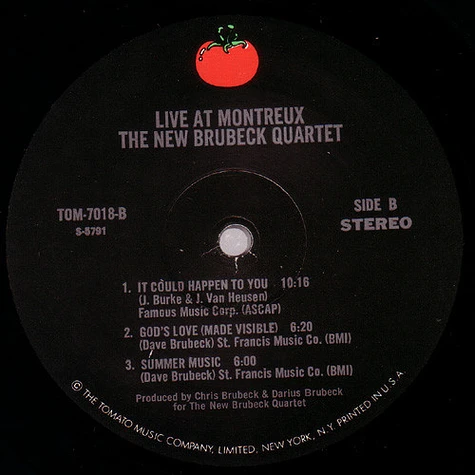 The New Brubeck Quartet - Live At Montreux