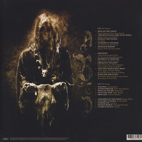 V.A. - The Many Faces Of Black Sabbath Gold / Black Splatter Vinyl Edition
