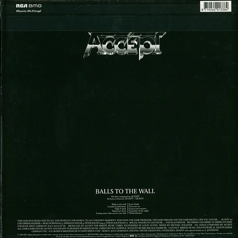 Accept - Balls To The Wall