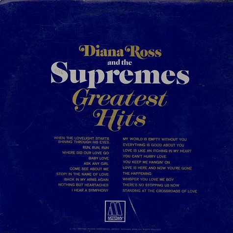 The Supremes - Greatest Hits