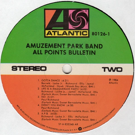 Amuzement Park - All Points Bulletin