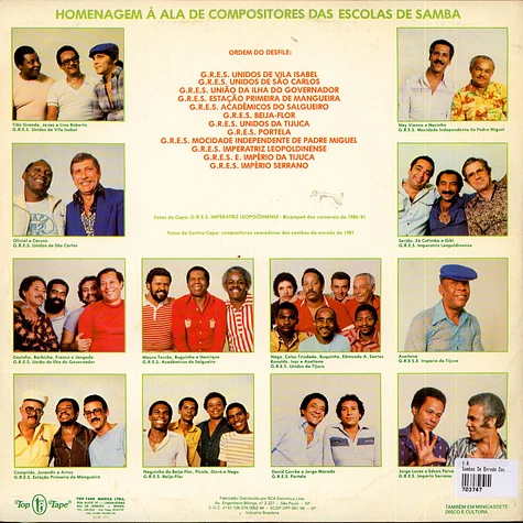 V.A. - Sambas-De-Enredo Das Escolas De Samba Do Grupo 1A - Carnaval 82