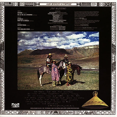 Hugh Masekela & Company - Live In Lesotho