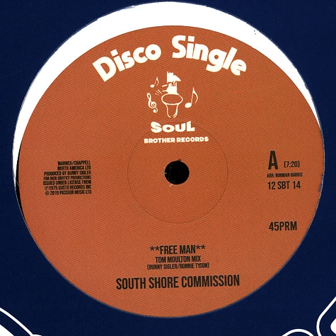 South Shore Commission / Ultra High Frequency - Free Man / We're On The Right Track (Moulton Mixes)