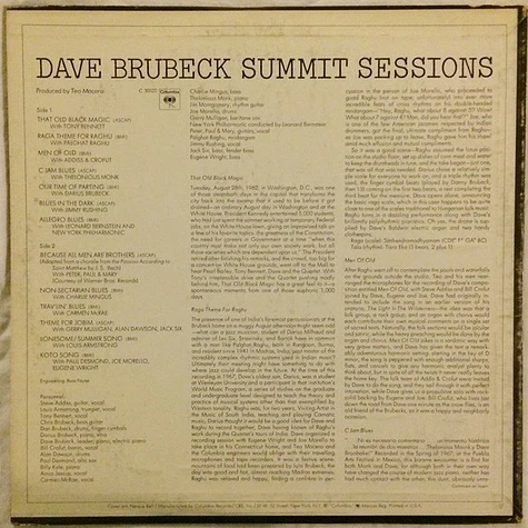 Dave Brubeck - Summit Sessions