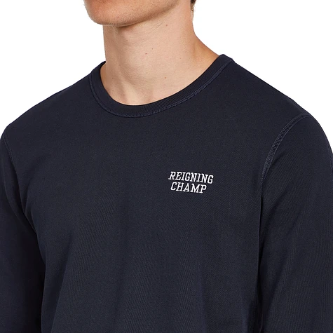 Reigning Champ - Embroidered Crewneck Sweater